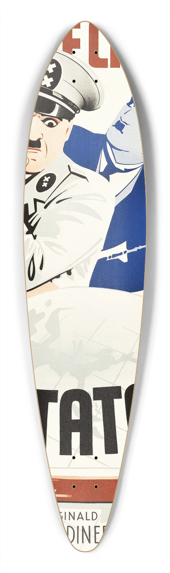 Eric Rohman - The Great Dictator 39.3 inch art pintail longboard deck