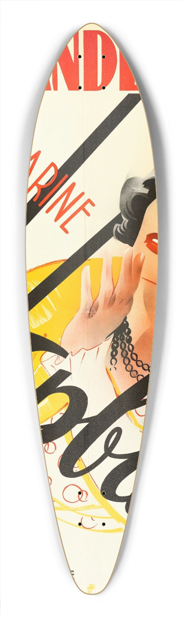 Eric Rohman - The Little Minister 39.3 inch art pintail longboard deck