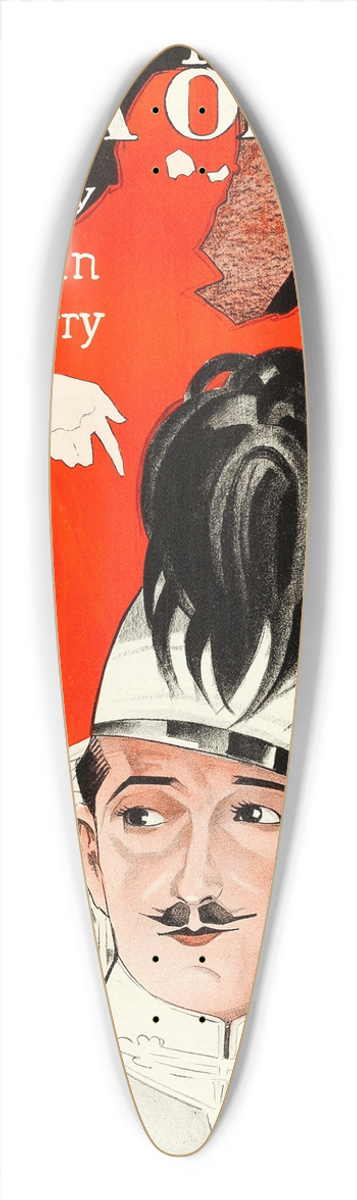 Eric Rohman - The Phantom of the Opera 39.3 inch art pintail longboard deck