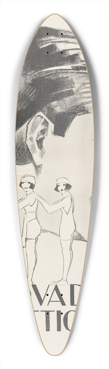 Eric Rohman - Thirty Days 39.3 inch art pintail longboard deck