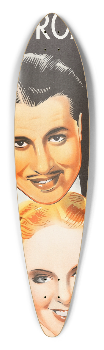 Eric Rohman - You Cant Have Everything 39.3 inch art pintail longboard deck