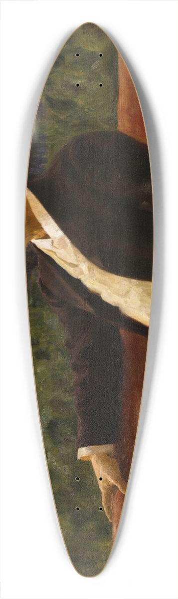 Erik Werenskiold - Portrait of the Poet Bjrnstjerne Bjrnson 39.3 inch art pintail longboard deck
