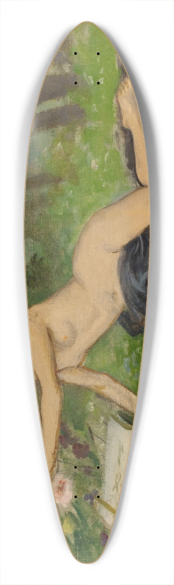 Ernest-Ange Duez - La Botanique 39.3 inch art pintail longboard deck