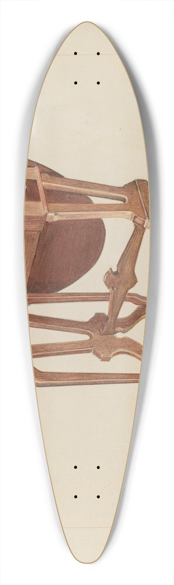 Ernest A. Towers, Jr. - Table 39.3 inch art pintail longboard deck
