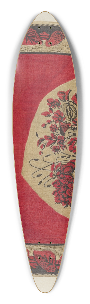 Ernest Capaldo - Printed Textiles 39.3 inch art pintail longboard deck