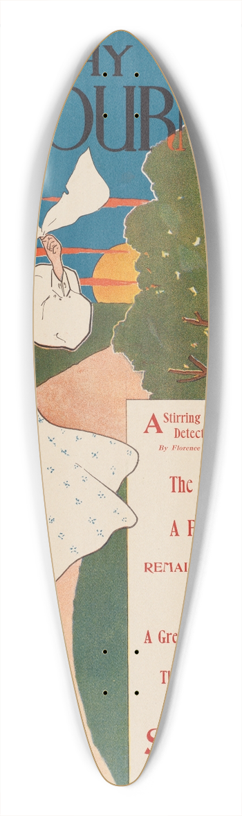 Ernest Haskell - The Sunday journal 39.3 inch art pintail longboard deck