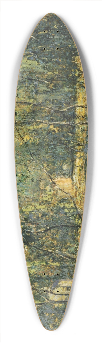 Ernest Lawson - Spring Morning 39.3 inch art pintail longboard deck