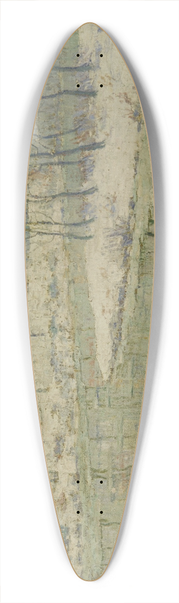 Ernest Lawson - Spring thaw 39.3 inch art pintail longboard deck