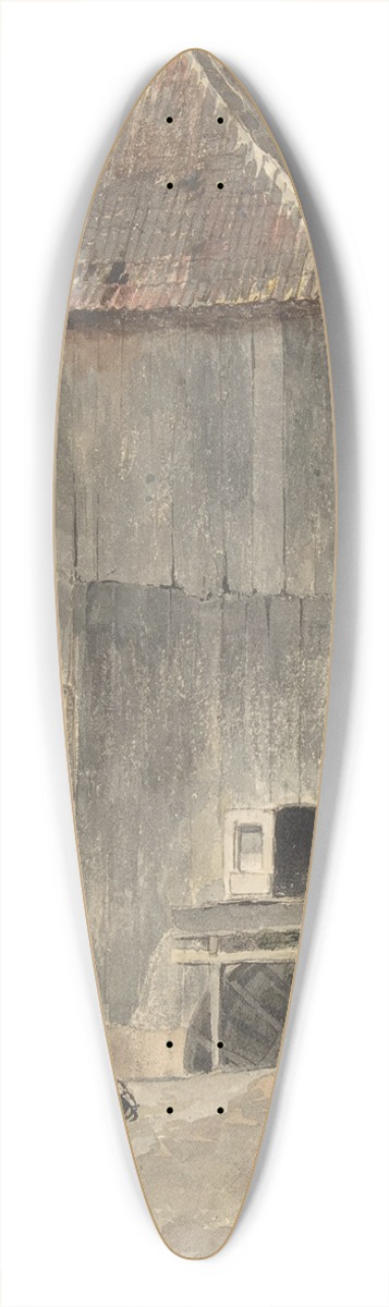 Ernst Erwin Oehme - Watermill 39.3 inch art pintail longboard deck