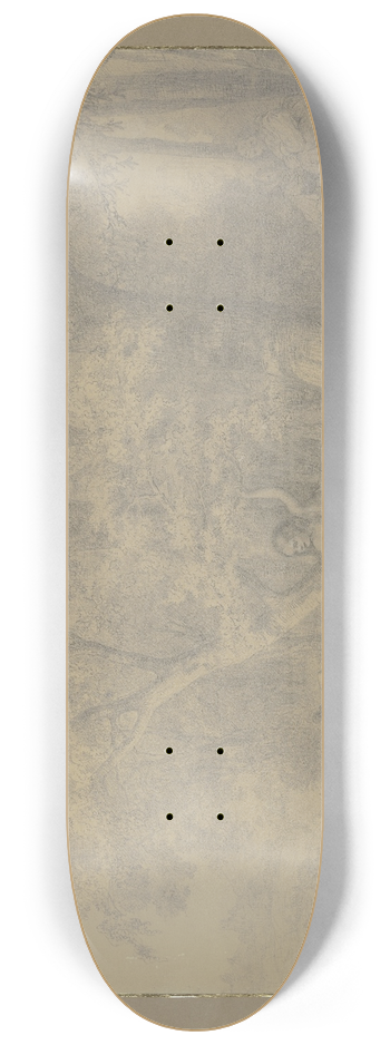 Carl Joseph Begas - Badende Mdchen am Waldesrande 8.25 inch art skate deck