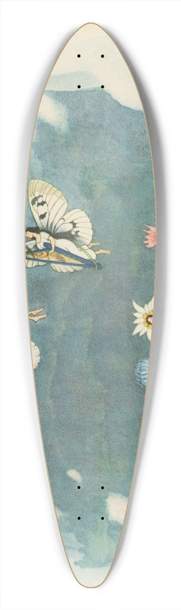 Ernst Kreidolf - Parna 39.3 inch art pintail longboard deck
