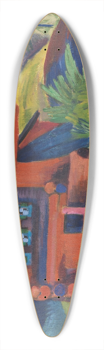 Ernst Ludwig Kirchner - Alphtte 39.3 inch art pintail longboard deck