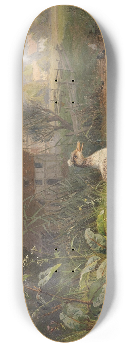 Carl Jutz - Enten am Teich 8.25 inch art skate deck
