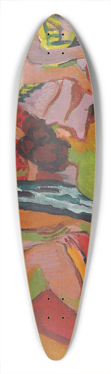 Ernst Ludwig Kirchner - Forest Scene (Moritzburg Lakes) 39.3 inch art pintail longboard deck
