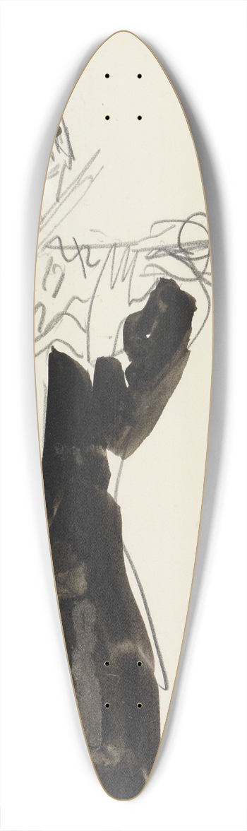 Ernst Ludwig Kirchner - Geiger 39.3 inch art pintail longboard deck