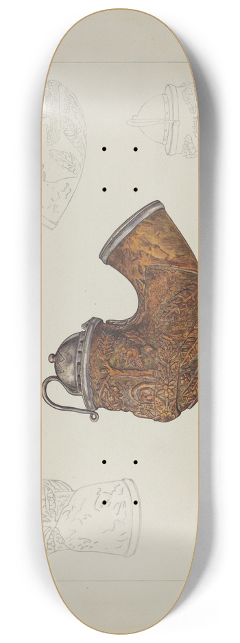 Carl Keksi - Pipe Bowl 8.25 inch art skate deck