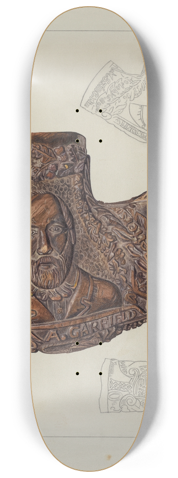 Carl Keksi - Pipe Bowl 8.25 inch art skate deck