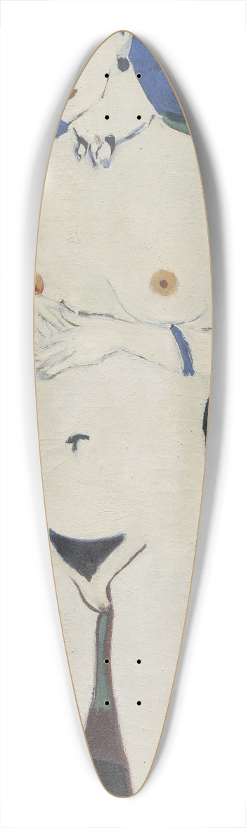 Ernst Ludwig Kirchner - Nude with Hat 39.3 inch art pintail longboard deck