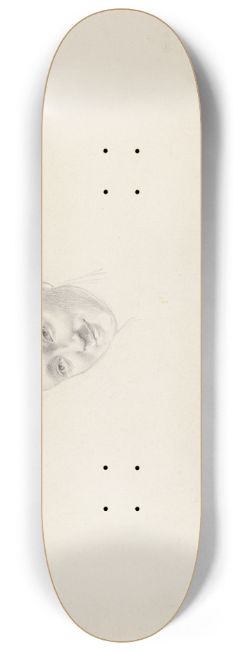 Adolph Tidemand - Mann omfavner kvinne 8.25 inch art skate deck