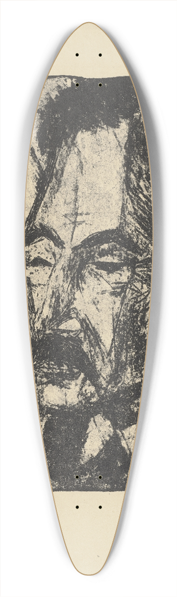 Ernst Ludwig Kirchner - Portrt Dr. Oskar Kohnstamm 39.3 inch art pintail longboard deck