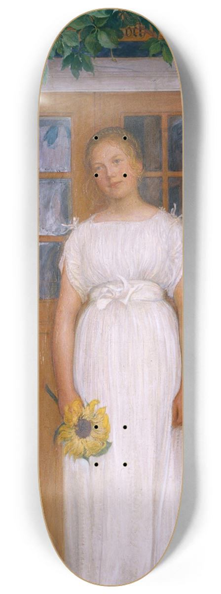 Carl Larsson - Age of Seventeen 8.25 inch art skate deck