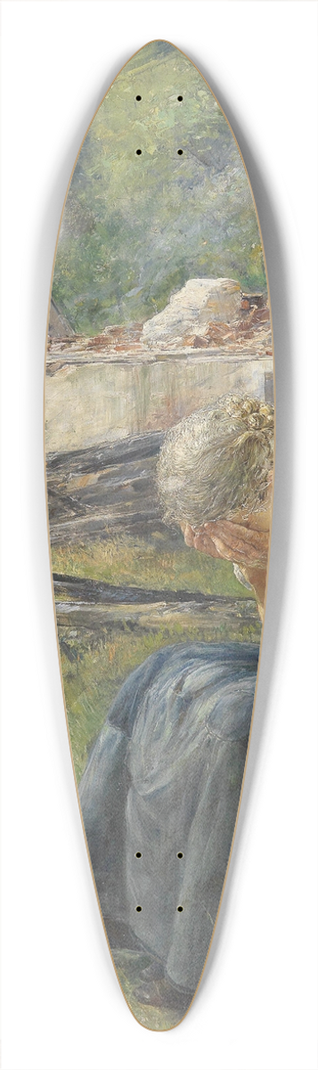 Ernst Nowak - Am Tag danach 39.3 inch art pintail longboard deck