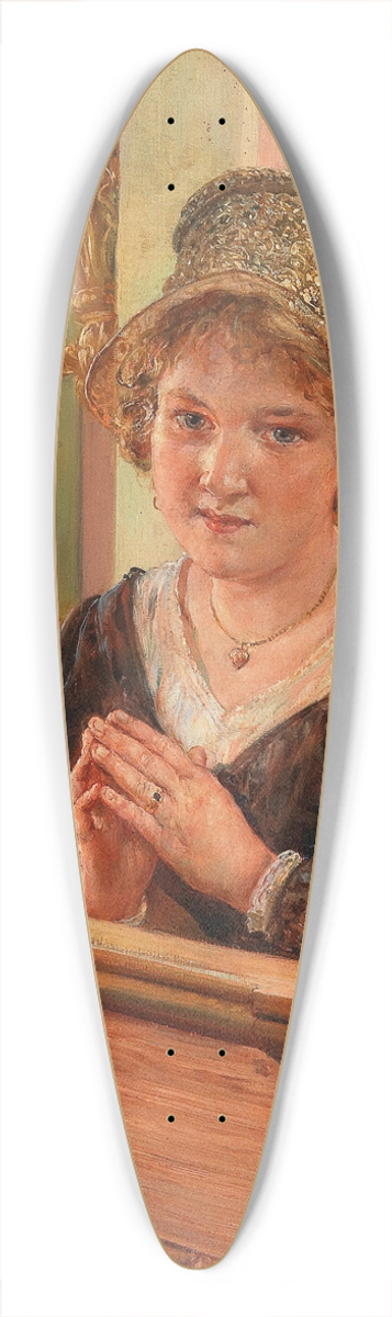 Ernst Nowak - Devotions 39.3 inch art pintail longboard deck