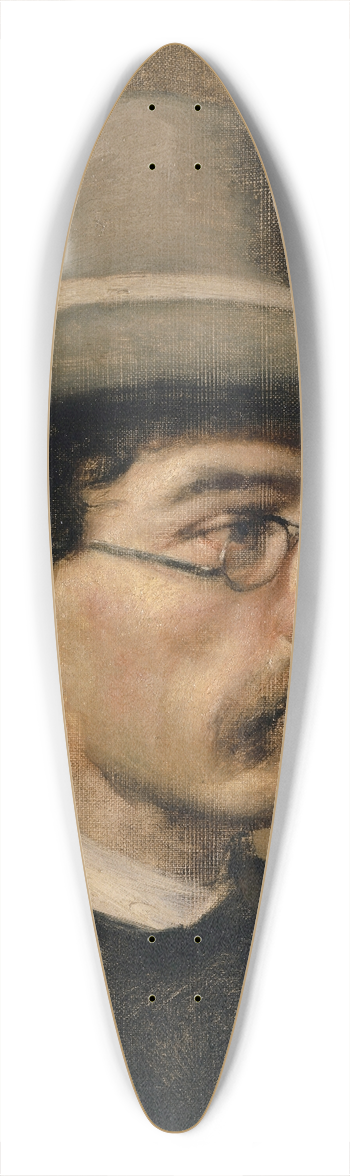 Ernst Stckelberg - Portrait of the Painter Theodor Deschwanden 39.3 inch art pintail longboard deck