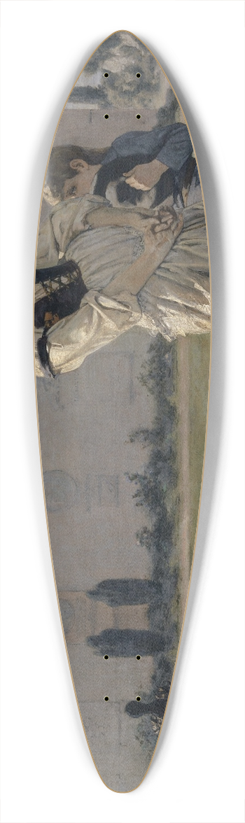 Ernst Stckelberg - The Tomb 39.3 inch art pintail longboard deck
