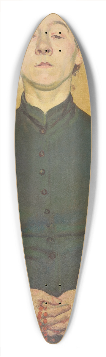 Ernst Wrtenberger - Praying woman 39.3 inch art pintail longboard deck
