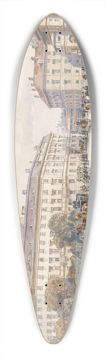 Erwin Pendl - usserer Burgplatz, Vienna 39.3 inch art pintail longboard deck