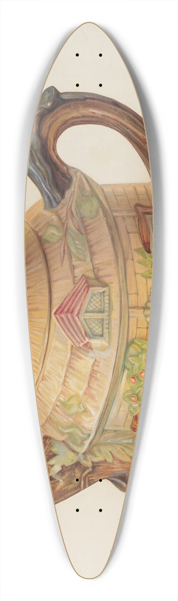 Erwin Schwabe - Teapot 39.3 inch art pintail longboard deck