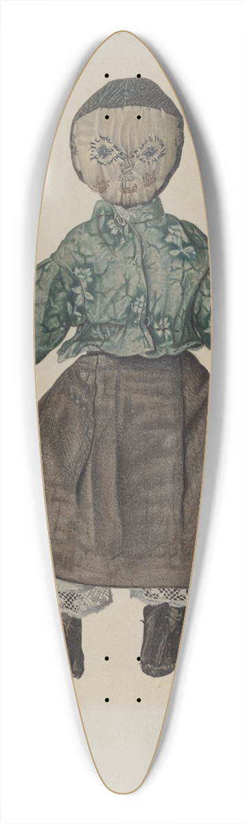 Erwin Stenzel - Rag Doll 39.3 inch art pintail longboard deck