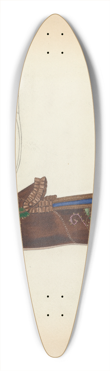 Esther Hansen - Ladys Slipper 39.3 inch art pintail longboard deck