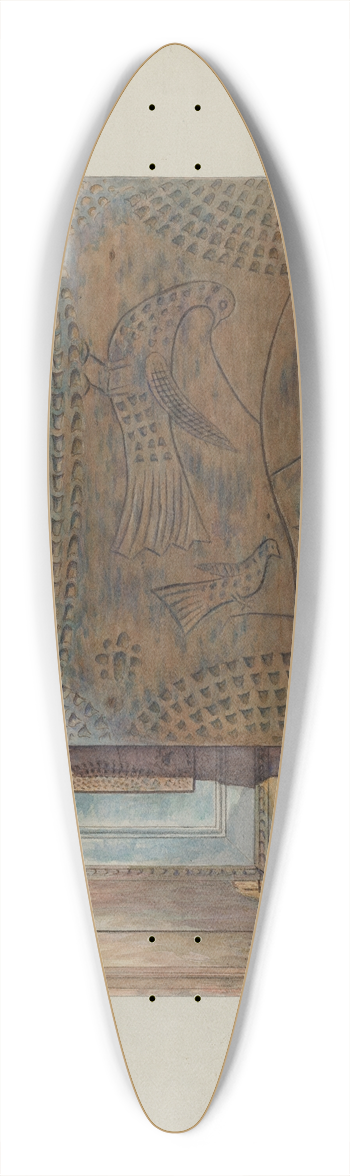 Ethelbert Brown - Wall Cabinet 39.3 inch art pintail longboard deck
