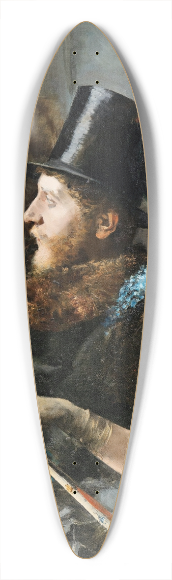 Etienne-Franois-Eugne Lecoindre - At The Caf-Concert 39.3 inch art pintail longboard deck