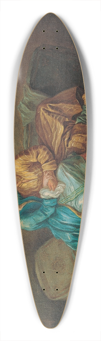 Etienne Jeaurat - The Favourite Sultana 39.3 inch art pintail longboard deck