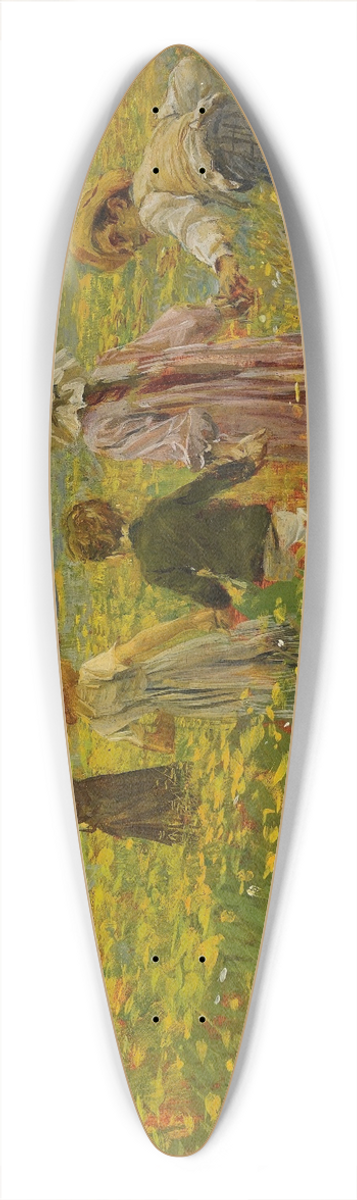 Ettore Tito - Children 39.3 inch art pintail longboard deck