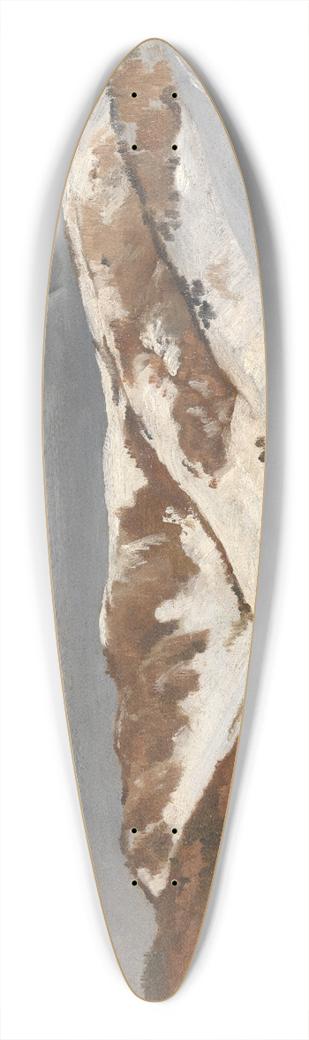 Eugen Bracht - Das Herzogenhorn im Neuschnee 39.3 inch art pintail longboard deck