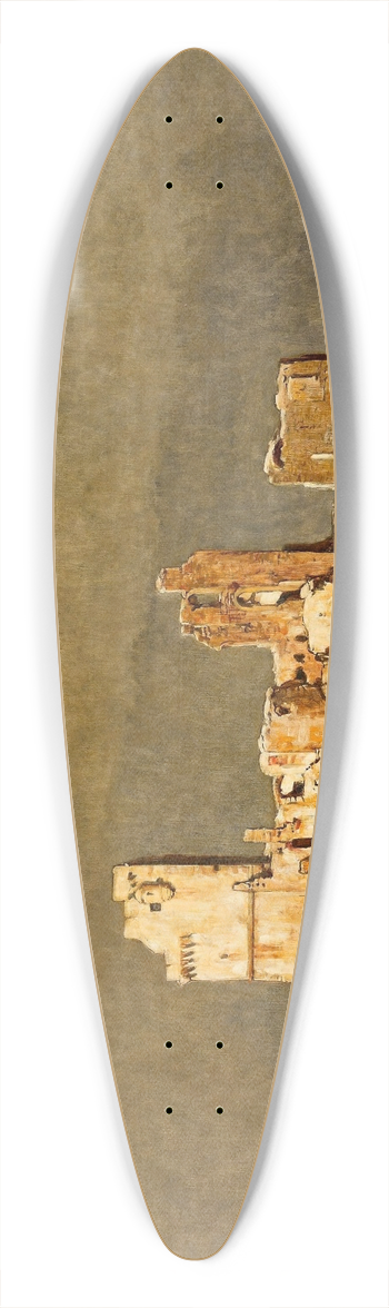 Eugen Bracht - Templerschlo 39.3 inch art pintail longboard deck