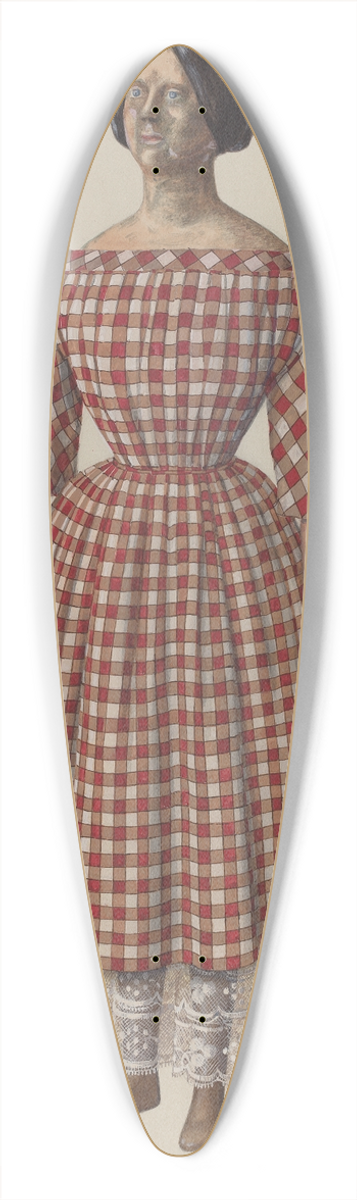 Eugene Croe - Doll  Rose Anne 39.3 inch art pintail longboard deck