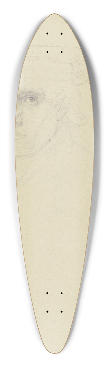 Eugen Eduard Schffer - Bildnis eines Mannes mit Mtze 39.3 inch art pintail longboard deck