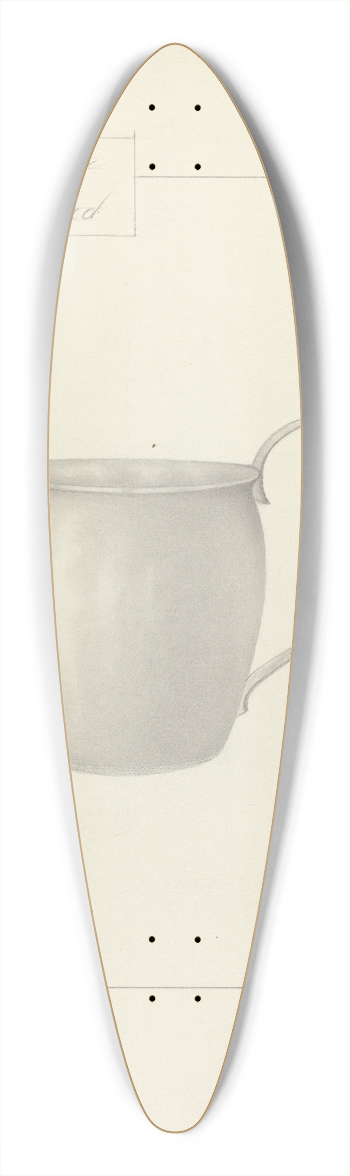 Eugene La Foret - Silver Cup 39.3 inch art pintail longboard deck