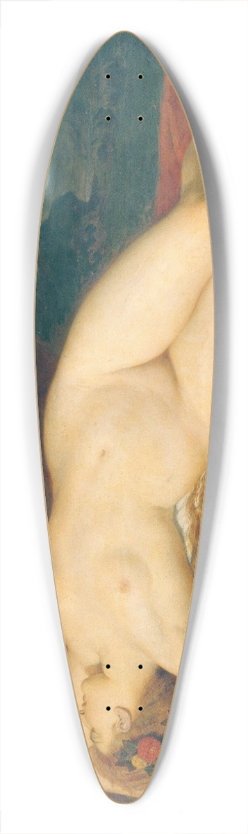 Eugen Felix - Bacchante Sleeping 39.3 inch art pintail longboard deck