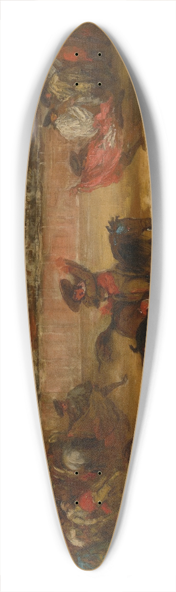 Eugenio Lucas Velzquez - Sangre en la Fiesta 39.3 inch art pintail longboard deck