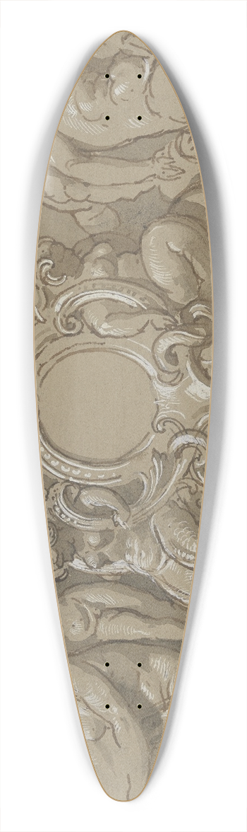 Eugen Klimsch - Kopfleiste mit figrlichem Schmuck 2 39.3 inch art pintail longboard deck