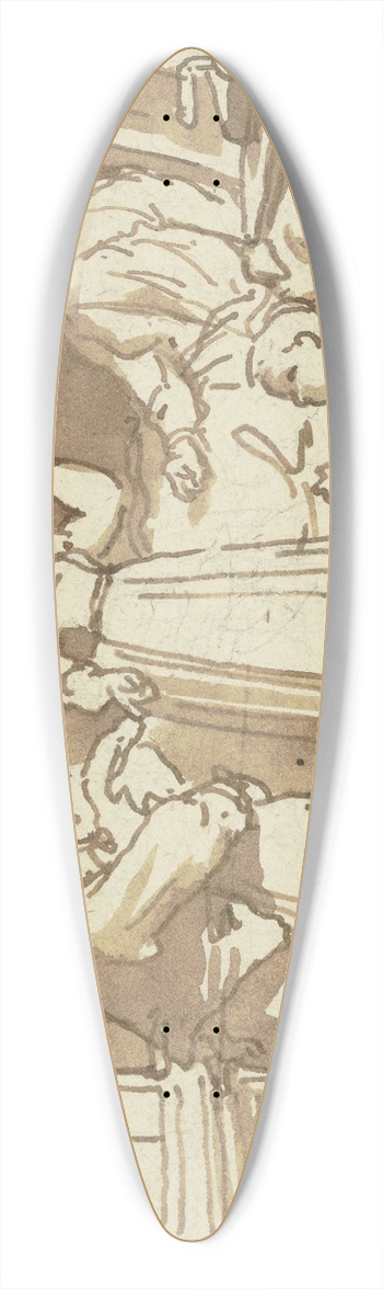 Eugen Klimsch - Young family 39.3 inch art pintail longboard deck