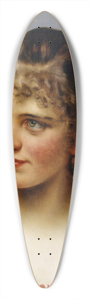 Eugen von Blaas - Innocence 39.3 inch art pintail longboard deck