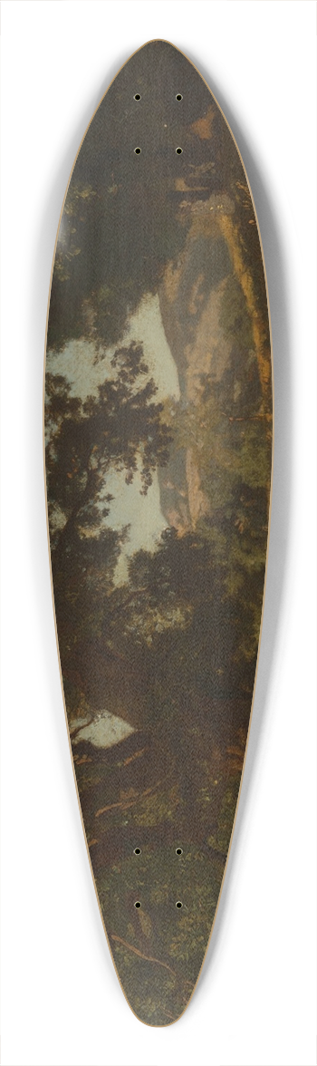 Eugne Blery - Landscape 39.3 inch art pintail longboard deck