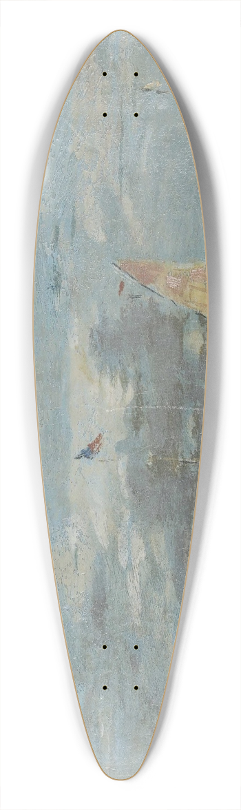 Eugne Boudin - Landscape 39.3 inch art pintail longboard deck